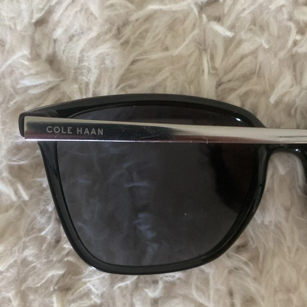 Cole Haan Black Polarized Sunglasses